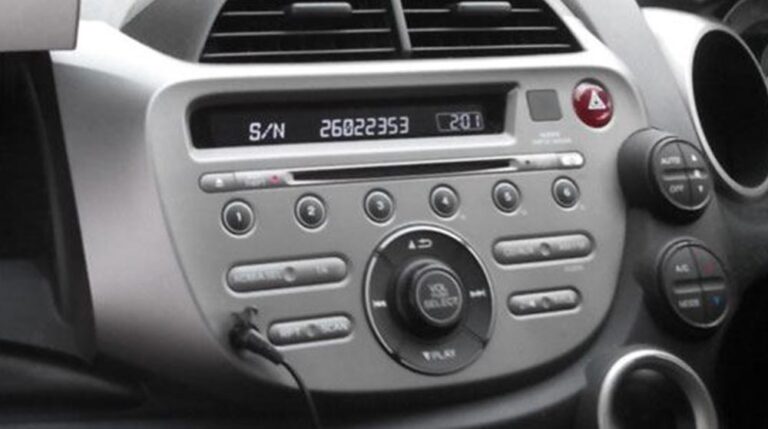 Fix Honda Radio Asking for 4-Digit Instead of 5-Digit Code