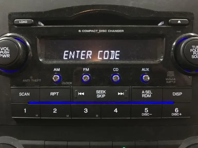 honda fit radio code