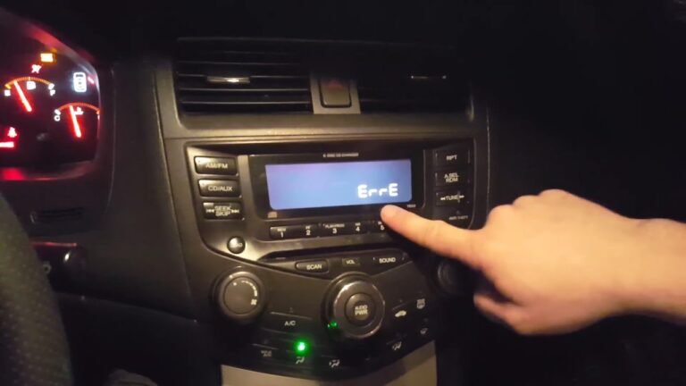 How to Find the 5-Digit Radio Code for Your Honda Accord
